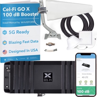 Cel-Fi GO X | 100 dB 4G:5G MetroPCS Signal Booster