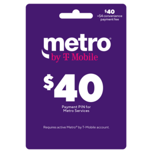 Metro by T-Mobile $40 Payment PIN