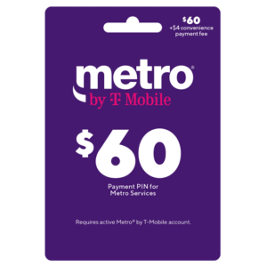 Metro by T-Mobile $60 Payment PIN